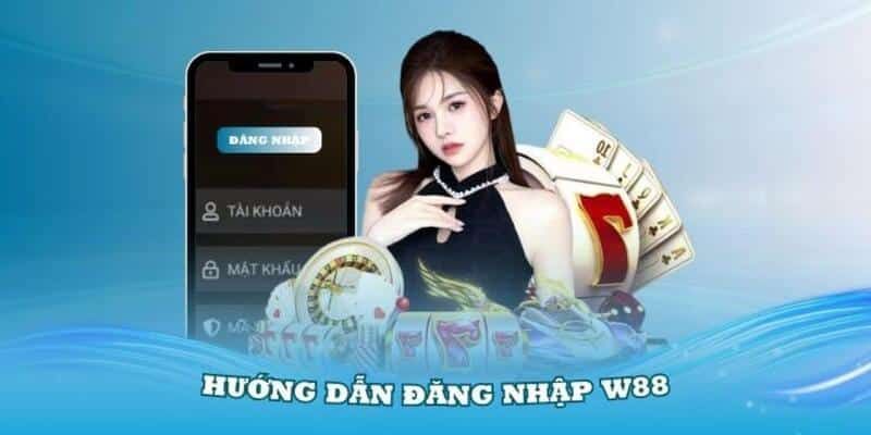 Truy cập trang web thực hiện đăng nhập W88