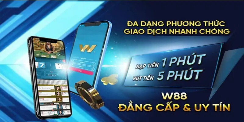 Phương thức rút tiền tại W88